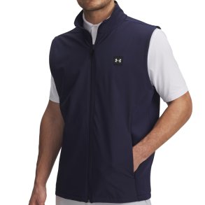 Under Armour Drive Pro Storm Herre Vindvest Midnight Navy/Metallic Silver
