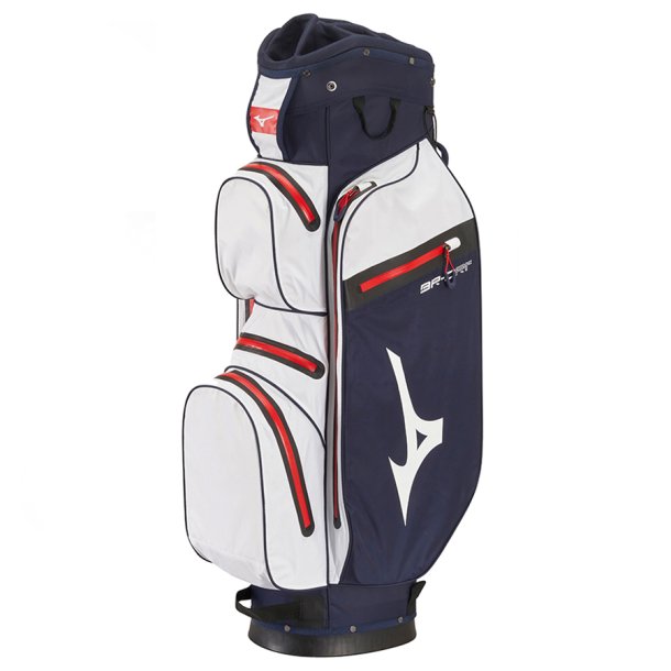 Mizuno BR-DRI Waterproof Golf Cart Bag Navy/Hvid