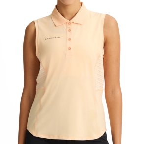 R�hnisch Nicky �rmel�s Polo i Monogram Peach