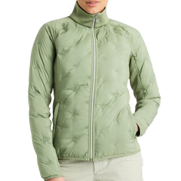Rhnisch Dame Hybrid vindjakke Sage Green