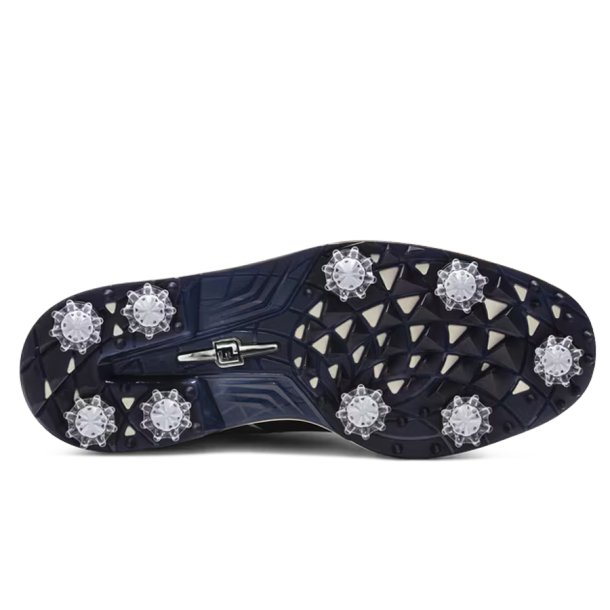 FootJoy Premiere Series Herre Golfsko Packard White / Midnight Navy Lizard Texture / Steel Blue