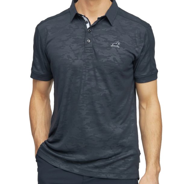 What Bunkers Ralph Herre Golf Polo Navy