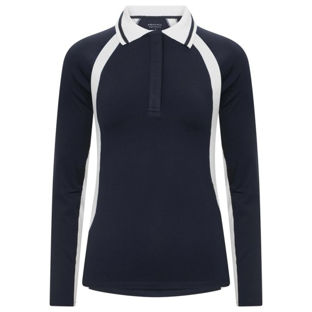 Rhnisch Pitch Thermal Dame Lang-rmet polo Navy