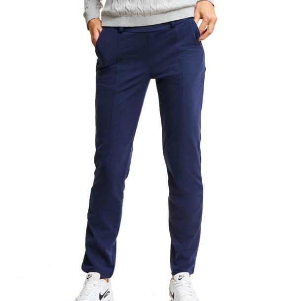 Rhnisch Thermal Stretch Pull On Dame Golfbukser Navy