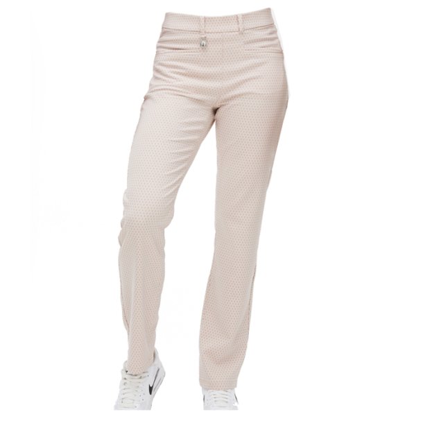 Rhnisch Smooth Dame Golf-bukser Sand/Hvid