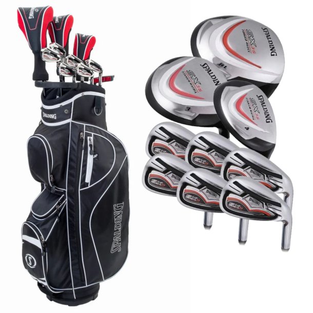 Spalding SX35 Herre Golfs�t Grafitskafter
