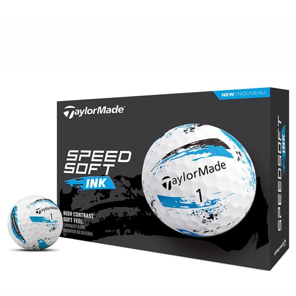 TaylorMade SpeedSoft Blue Ink Golfbolde