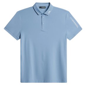 J Lindeberg Tour Tech Herre Polo Rain Washed