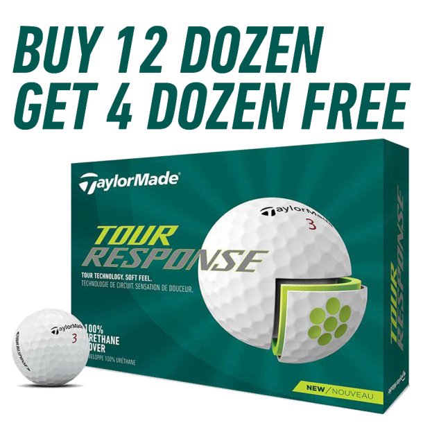 TaylorMade Tour Response Golfbold Kampagne