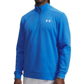 Under Armour Fleece 1/4 Zip Herre Midlayer Blue/White 