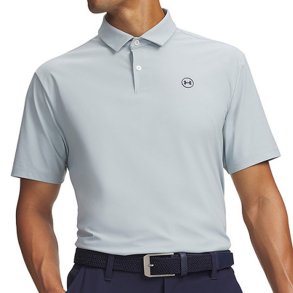 Under Armour Drive Chill Herre Polo-Blue Fog/Midnight Navy