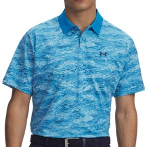 Under Armour UA Drive Chill Printed Polo-Ether Blue / Stream / Midnight Navy