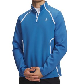 Under Armour Drive Herre Midlayer 1/4 Zip-Aegean Blue/White 