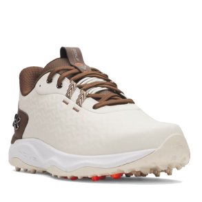 Under Armour Drive Pro Clone SL Herre Golfsko Stone / Gridiron Brown / Metallic Gun Metal