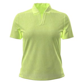 Under Armour UA Halo Bonded Jacquard Dame Polo Fade Green / Silver Reflective