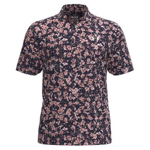 Under Armour UA Matchplay Pr. Herre Polo Floral Hazard-Midnight Navy / Posh Pin