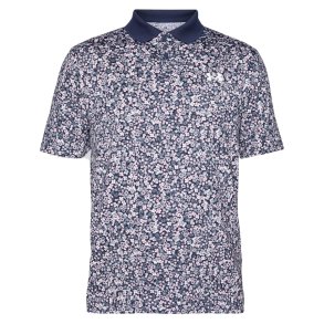 Under Armour Matchplay Printed Herre Polo Midnight Navy/Downpour Grey