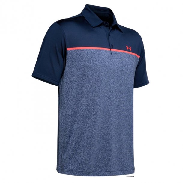 Under Armour Playoff Polo 2.0 Herre Polo Academy/Blue Ink/Beta