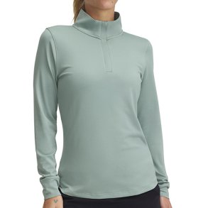 Under Armour Playoff  Zip Dame Midlayer Silica Green/Black