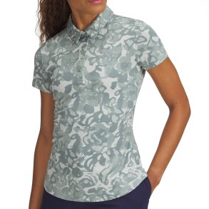 Under Armour UA Playoff 3.0 Printed Dame Polo Silica Green