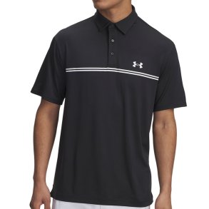 Under armour Playoff 3.0 Stripe Herre Polo Black/Summit White