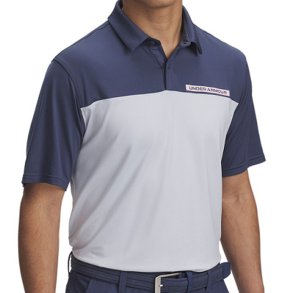 Under Armour T2G Color Block Herre Polo Downpour Gray/Halo Gray