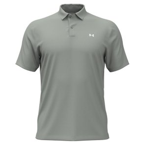Under Armour UA T2G Pique Herre Polo Titanium / White