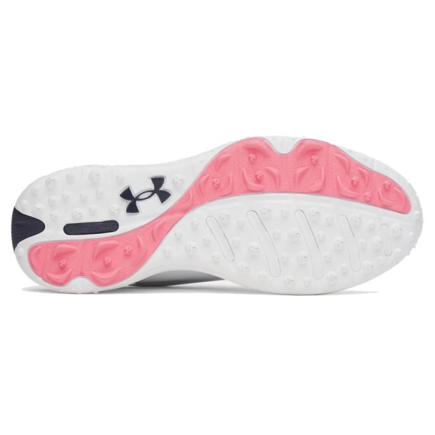 Under Armour UA W Drive Fade 2 SL Dame Golfsko White / White / Metallic Silver