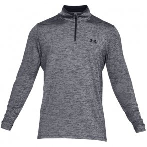 Under Armour Tech 2.0 1/4 Zip Herre Golf-midlayer Sort/Melange