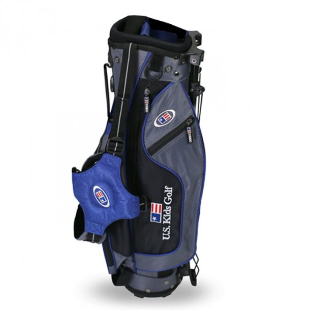 US Kids Golfbag Grå/Blå (107 - 122 cm.)