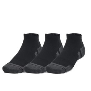 Under Armour Unisex Performance Tech 3-Pack Golfstrmper Black/Jet Grey