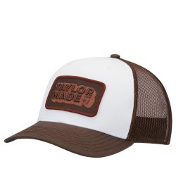 TaylorMade Ventura Retro Trucker Cap Brun/Hvid
