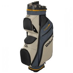 Wilson I-Lock Dry Golfbag Gr/Khaki/Orange