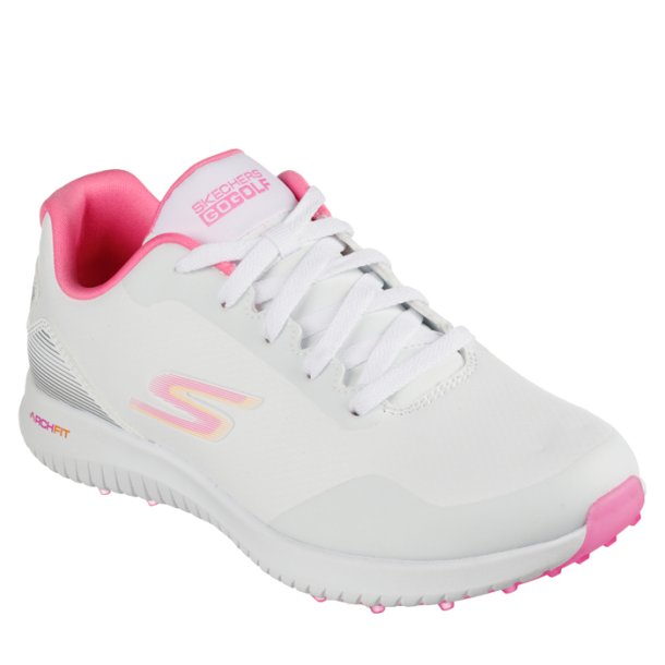 Skechers Dame Golfsko Go Golf Max 2 Waterproof Hvid/Pink