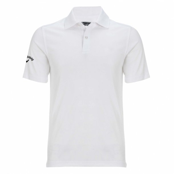 Callaway Youth Stretch Solid Polo Hvid