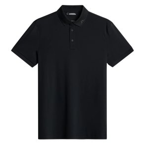 J Lindeberg KV Print Herre Polo Sort.